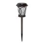 Solar Glass Lens Bronze Pathway Light