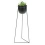 Tall Bullet Planter In Triangle Stand