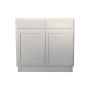 36 Inch Sink Base Cabinet - White Shaker