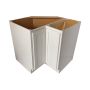 36 Inch EZ Reach With Rototary Shelves White Shaker