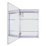 LED Recessed 15-3/4" x 23-5/8" 3000K Touch With Inner Cabine