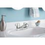 Manor Chrome 2-Handle Low Arc Bathroom Faucet