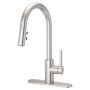 Fullerton Pull-Down 1-Handle Stainless Steel Kitchen Faucet