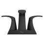 Karci 2-Handle Matte Black Lavatory Faucet