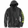 Logo Hooded Short Sleeve Carbon Heather- 2XL
