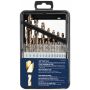 21 Piece Gold Oxide Metal Drill Bit Set