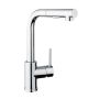 Scene Stealer Pull-Out Kitchen Faucet Chrome