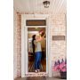 Brisa Retractable Standard Single Screen Door- White