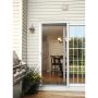 Brisa Retractable Standard Double Screen Door- White