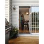 Brisa Retractable Standard Double Screen Door- White