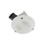 Roomside Series 80 CFM Decorative Dome Ventilation Fan-Light