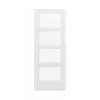 MDF 4 Lite Clear 36" x 80" Glass Door Shaker