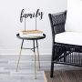 Black And Gold Plant Stand