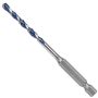 3/16" x 4" Blue Granite Turbo Carbide Hammer Drill Bit