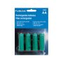 Solar AA Batteries-4/Pack