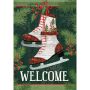 Holiday Skates Large Flag