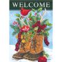 Christmas Boots Garden Flag