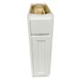 9" Shaker Sink Base Cabinet 35" High- White
