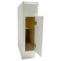 9" Shaker Sink Base Cabinet 35" High- White