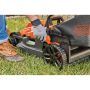 Black + Decker 12 A, 17 In  Corded Mower With Bike Handle