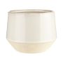 5.5" White Crock Pot