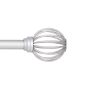 5/8" - 48" - 84" Brushed Nickel Jax Cafe Rod