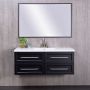 Harvard 48" Black Wall Hung Vanity