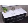 Harvard 48" Black Wall Hung Vanity