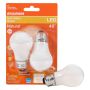 5.5 Watt Dimmable Medium Base LED A15 Bulb-2/Pack