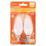 4.5 Watt Dimmable Candelabra Base LED B10 Bulb-2/Pack