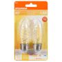 4 Watt Dimmable Medium Base LED B10 Bulb-2/Pack