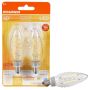 4 Watt Dimmable Candelabra Base LED B10 Bulb-2/Pack