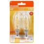 4 Watt Dimmable Candelabra Base LED B10 Bulb-2/Pack