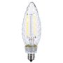 4 Watt Dimmable Candelabra Base LED B10 Bulb-2/Pack