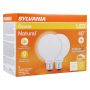 4.5 Watt Dimmable Medium Base LED G25 Bulb-2/Pack