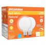 4.5 Watt Dimmable Medium Base LED G25 Bulb-2/Pack