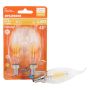 4 Watt Dimmable Candelabra Base LED B10 Bulb-2/Pack