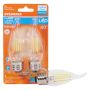 4 Watt Dimmable Medium Base LED B10 Bulb-2/Pack