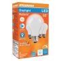 8 Watt Dimmable 15000 Life Medium Base LED  A19 Bulb-4/Pack