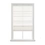 23" x 64" White Cordless Magnetic Roman Shade