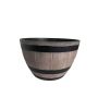 15" Wine Barrel Pot