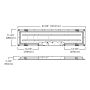 1' x 4' LED Flat Panel Light