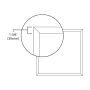 1' x 4' LED Flat Panel Light