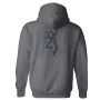 Browning Mens Crosshatch BM Sweatshirt Charcoal