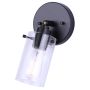 Joni Matte Black 1 Light Canopy Light