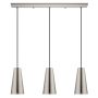 Pratella 29" 3-Light Satin Nickel Pendant