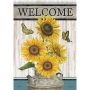 Face The Sun Garden Durasoft Large Flag