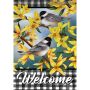 Spring Forsthia Welcome Garden Durasoft Large Flag