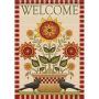 Sunny Day Garden Surasoft Flag