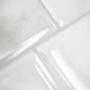 Metro Carrera White Smart Tile Mosaik-4/Pack